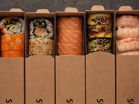Degradable Disposable Sushi Packaging